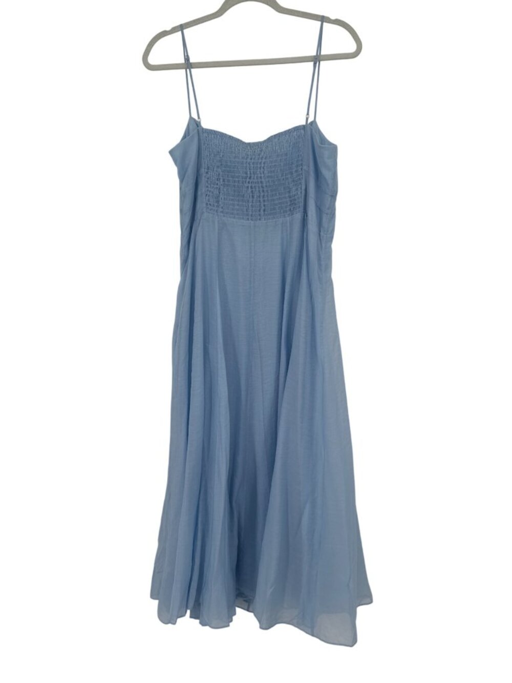 Gianni Bini caelynn Bell Womens Light Blue Deirdre Dress Size 12 midi New $189 - Picture 8 of 8